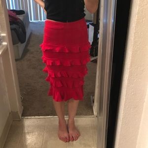 Ruffle skirt